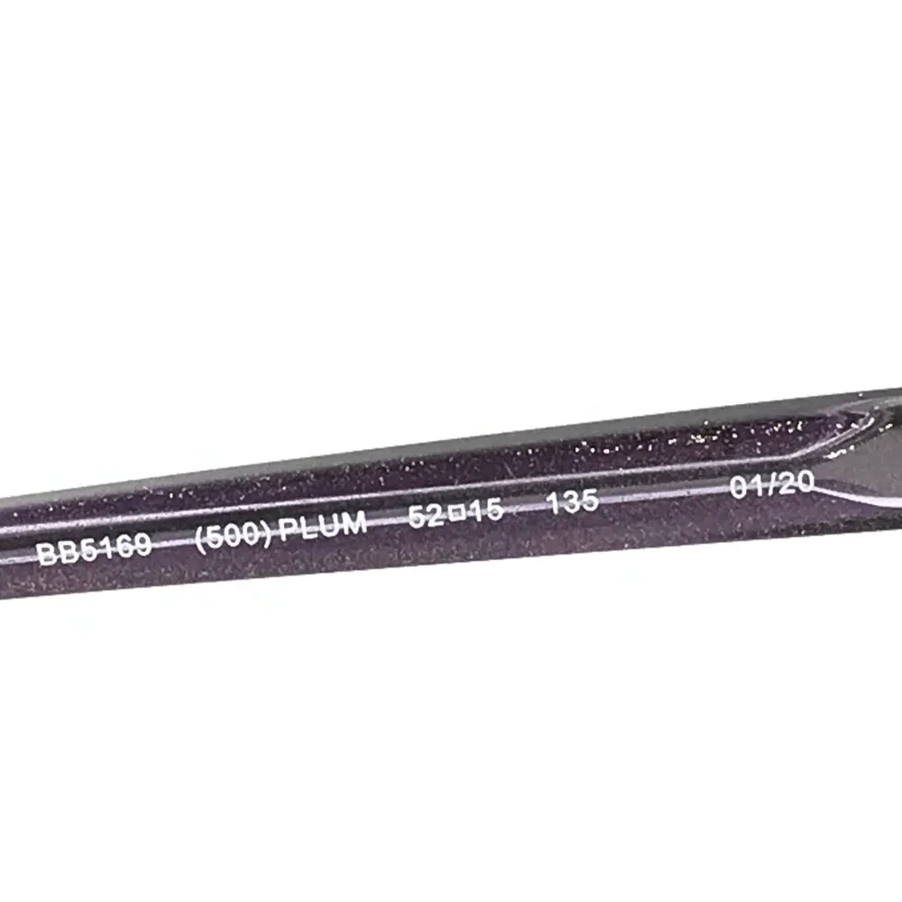 Bebe Eyeglasses Frames BB5169 500 PLUM Purple Swarovski Crystals 52-15-135